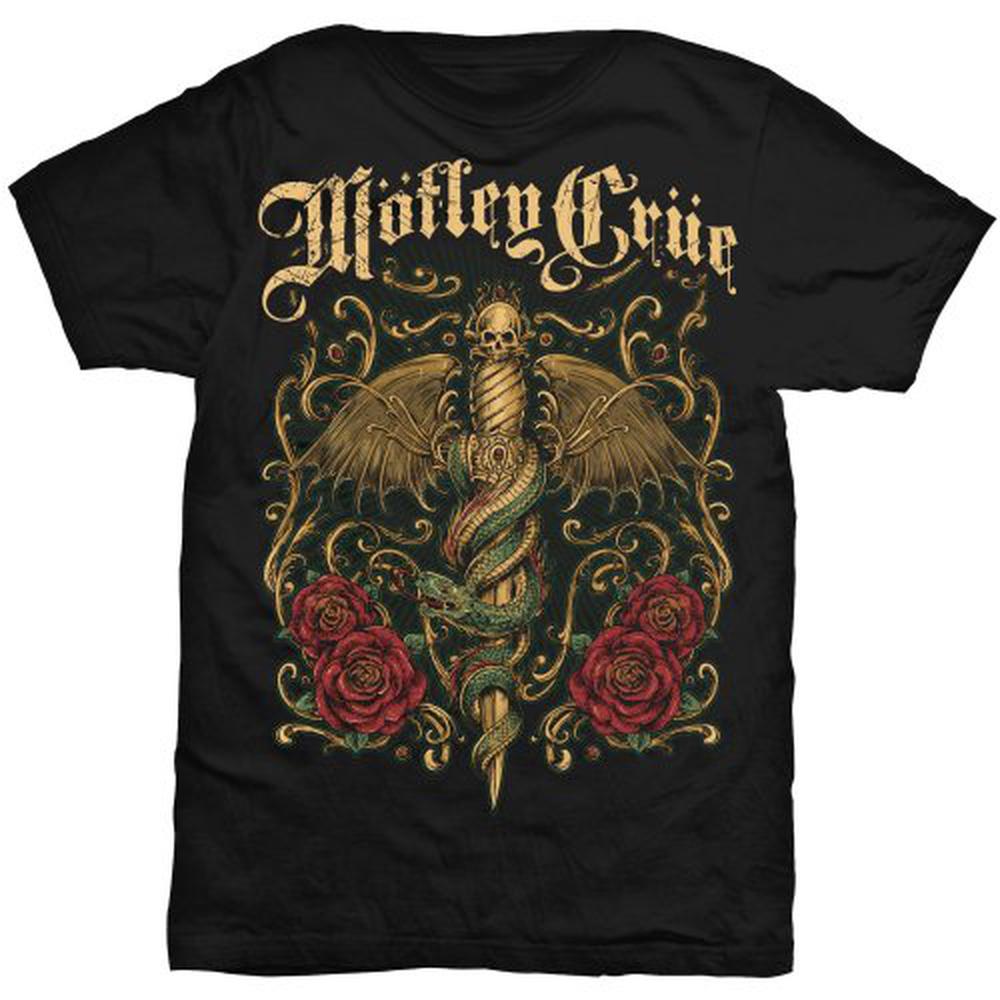 Motley Crue - Exquisite Dagger Herren TShirt - Schwarz